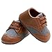 Baby Boys Girls Breathable Comfortable Sneakers Rubber Sole Non-Slip Outdoor First Walkers Shoes 6-24 Months(Brown,6-12months)
