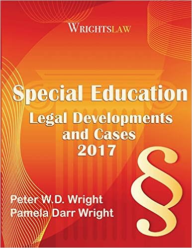 Wrightslaw: Special Education Legal Developments and Cases 2017 Wrightslaw: Special Education Legal Developments and Cases 2017