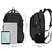 Travel Laptop Backpack 15.6 Inch, Multi-Compartment Laptop Backpack with USB Charging Port,Water Resistant Durable Computer Backpack Student School Backpack for Men and Women, Black