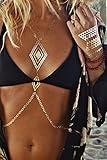 Flash Tattoos - Dakota - Authentic Metallic Temporary Tattoos