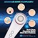 Face Brush, VOGCREST Facial Cleansing Brush 3-in-1 Best Sonic Facial Brush Set Waterproof Face Skin Scrubber for Gentle Exfoliating,Deep Cleansing, Rechargeable (Sonic Rose)