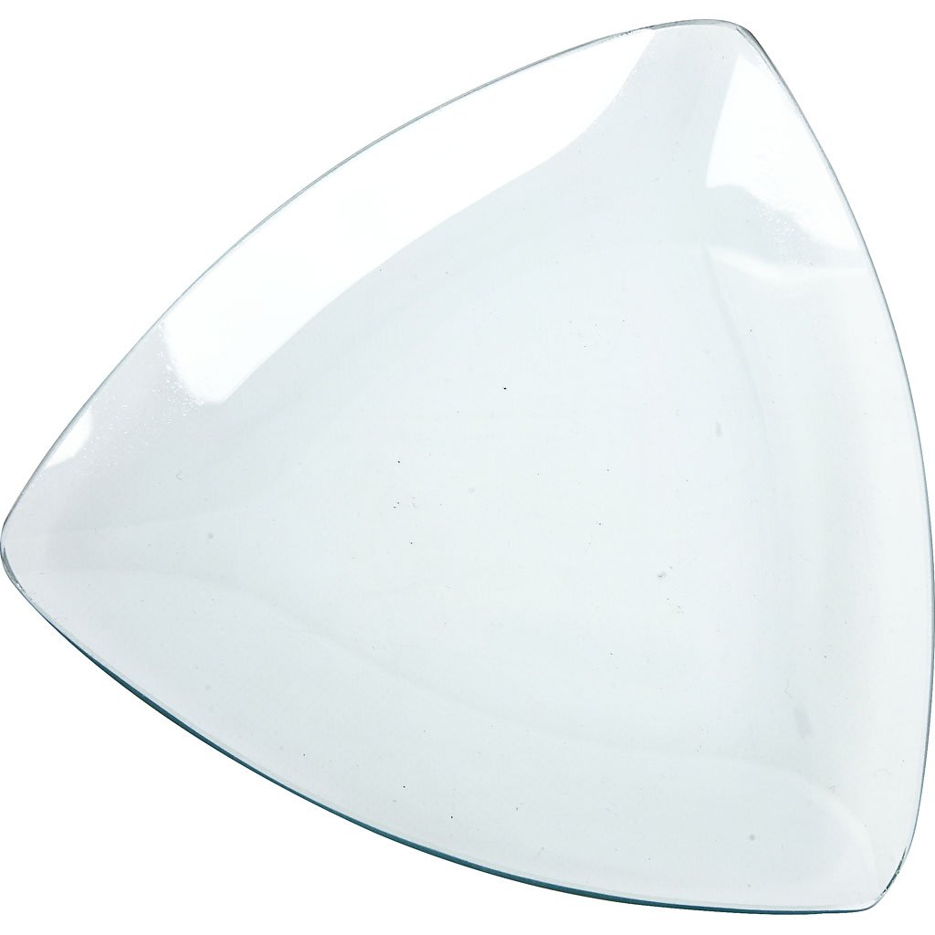 Glass Dish, D: 19 cm, 12 pcs