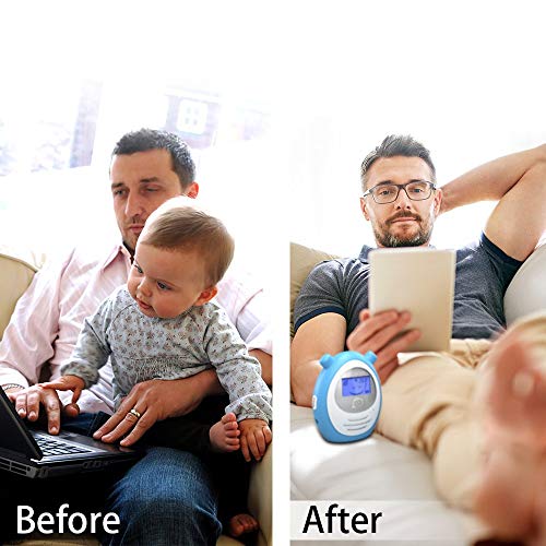 TENKER Two-way Baby Audio Monitor with Temperature Sensor and Power Save Mode, Digital Talk-back Intercom System for up to 1,000ft Extended Range, Always Connected to Your Baby  - Thumbnail 2