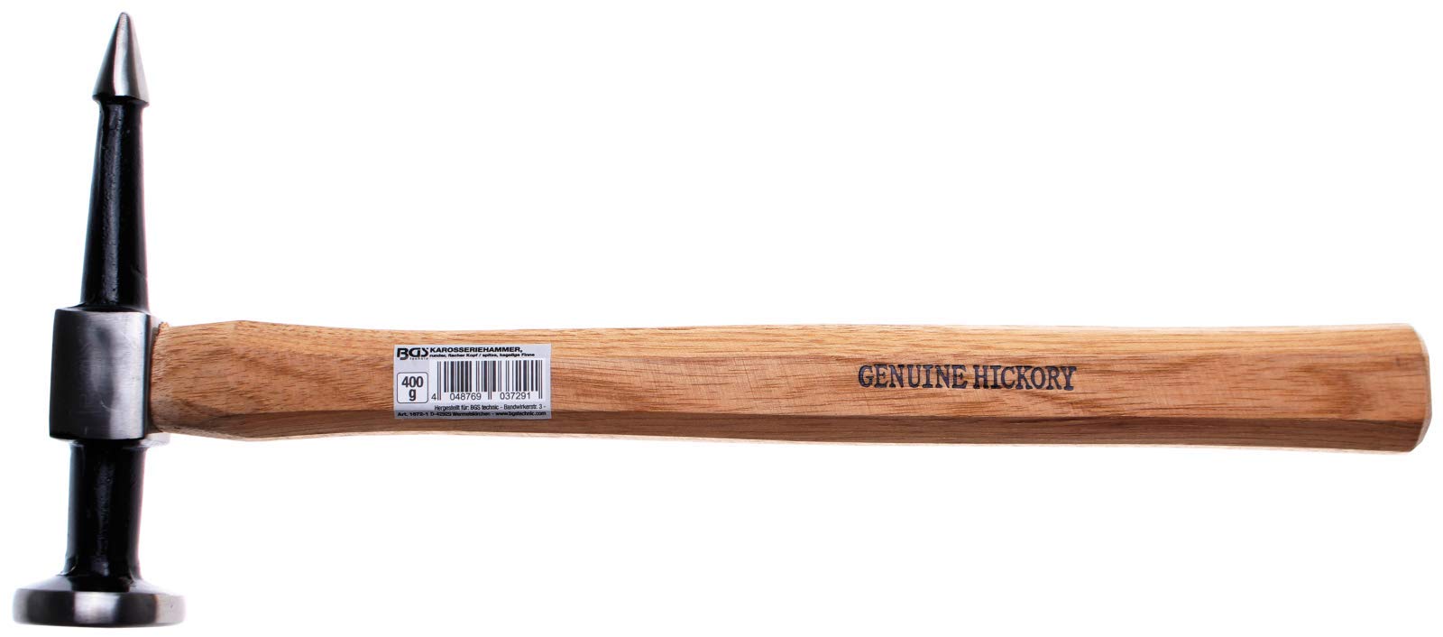 BGS 1672-1 | Body Hammer | round, flat Head / tip, tapered fin