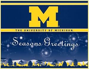 Christmas michigan frankenmuth wonderland bronners spirit places holiday usa english Amazon.com: Michigan Wolverines Christmas Cards: Sports & Outdoors