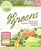 To Go Brands Go Greens, 24 Count Boxes, Net Wt. 6.75oz