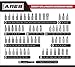 ARES 70010-61-Piece Security Bit Set with Magnetic Extension Bit Holder - Includes Tamper Resistant, Slotted, Pozi, Phillips, Square, Spanner, Metric Hex and Star Bits
