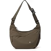 Nylon Crescent Crossbody Luna Bag for Women Men Moon Shoulder Spacious Lightweight Sling Casual Hobo Dumpling Purses