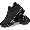 DOUSSPRT-Womens-Walking-Shoes-Slip-on-Sock-Sneakers-Lady-Girls-Nurse-Mesh-Air-Cushion-Platform-Loafers-Fashion-Casual