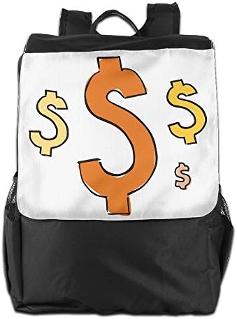 Dollar Signs Convenient Lightweight Travel Hiking Backpack Daypack