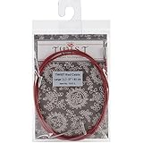 ChiaoGoo 37-Inch Twist Lace Interchangeable Cables, Large, Red