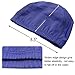 Quality Yes 2PCS Dark Blue Color Superior Cloth Fabric Bathing Cap Swimming Cap