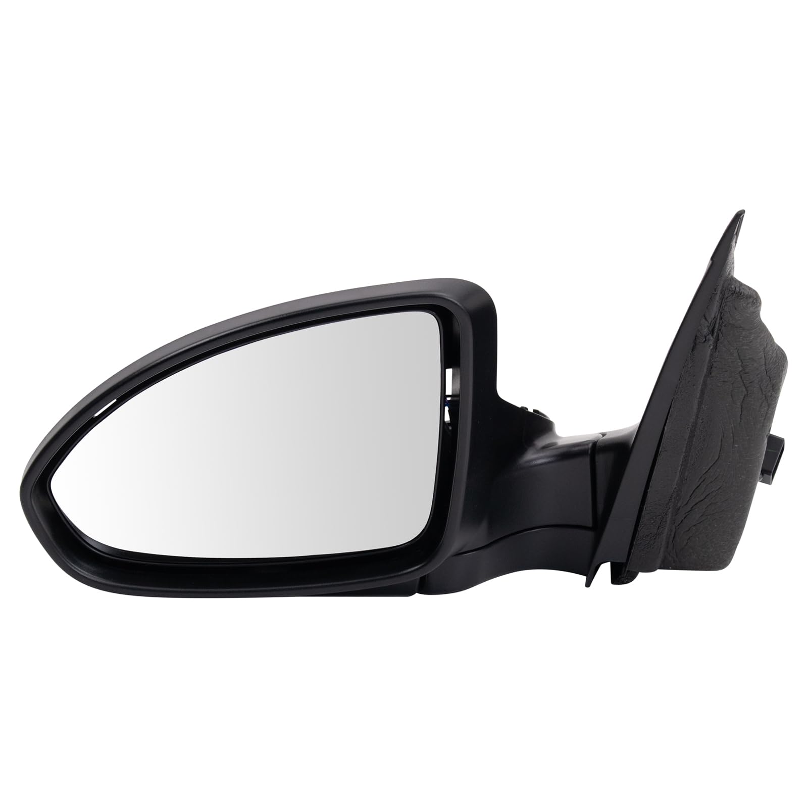 TRQ Driver Side Mirror Assembly Electric Adjustment Heated No Memory Black Compatible with 2011-2015 Chevrolet Cruze 2016 Cruze Limited GM1320421 Image