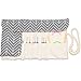 Teamoy Knitting Needles Holder Case(up to 11 Inches), Cotton Canvas Rolling Organizer for Straight and Circular Knitting Needles, Crochet Hooks and Accessories, Arrow - NO Accessories Included