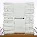 Soft Touch Linen Terry Cloth Face Towels, 12 x 12-Inch, Pack of 60, White