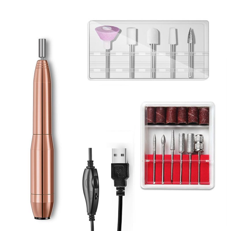 zalati Electric Nail Drills Set Nail Drill Machine Kit Acrylic Nail Polish Gel Remover Tools for Nail Art Beauty