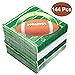 JOYIN 144 PCS Football Napkins Count Touchdown Football Game Day Themed Paper Napkins Football Party Supplies (6.5X6.5 Inches)