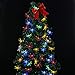 [21ft 30 Led] Solar Outdoor Dragonfly Lights Outside String Lighting , 8 Mode (Steady, Flash), Waterproof, Fairy Decorations for Patio, Garden, Yard, Fence, Christmas Tree, Holiday (Multi Color)