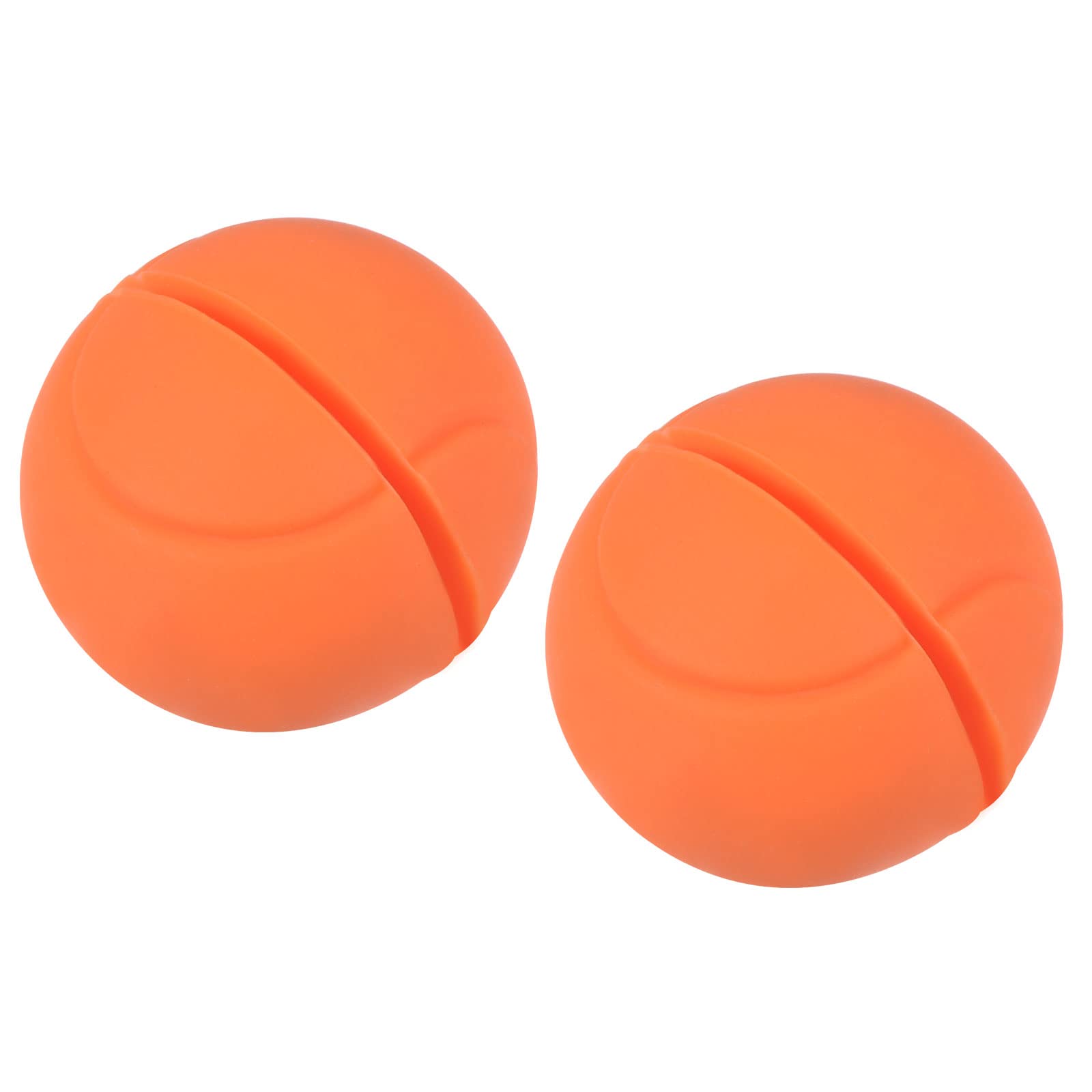 PATIKIL Tennis Vibration Dampener, 2 Pack Silicone Racquet Shock Absorber Racket String Damping, Orange