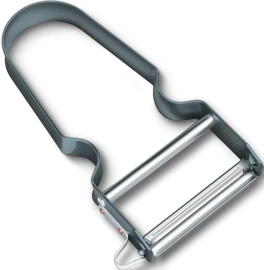 Victorinox REX Profi Sparschäler, Gemüseschäler, Kartoffelschäler, Gerader Schliff, Pendelklinge, Extra Scharf, Aluminium 4