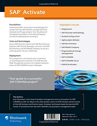 SAP Activate: Project Management for Implementing SAP S/4HANA (SAP PRESS)