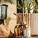 Leiyini Plant Mister Vintage Brass Mister Succulent Plants Watering Can Pot Decorative Brass Sprayer Watering Can Metal Plant Sprayer Mister Brass Gold Garden Tool for Flowers and Succulents