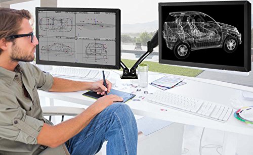 Loctek-Dual-Monitor-Arm-Desk-Monitor-Mounts-Fits-10-27-Monitors-Gas-Spring-LCD-Arm