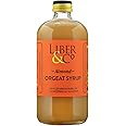 Liber & Co. Almond Orgeat Syrup (17 oz) Made with Whole, Roasted Almonds