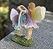LA JOLIE MUSE Miniature Fairy Garden Figurines - 4 Inch Hand Painted Resin Fairy Sisters Figurines for Indoor & Outdoor Holiday Ornaments Gifts for Mom Girls Kids Adults