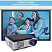 Movie Projector, BAALAND 2000 Lumens LED HD Multimedia Portable Projector with Speaker HDMI VGA USB for Home Office Support Laptop Smartphone