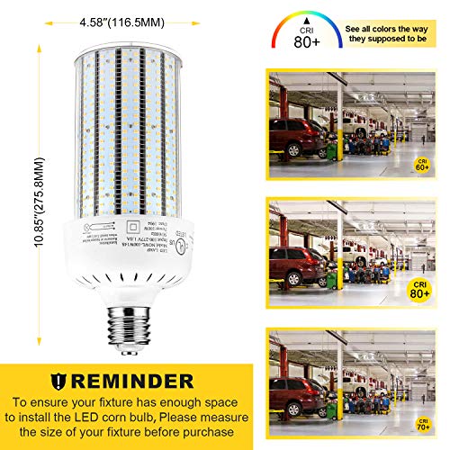 100 Watt LED Corn Cob Light Replace 400W Metal Halide E39 Mogul Base