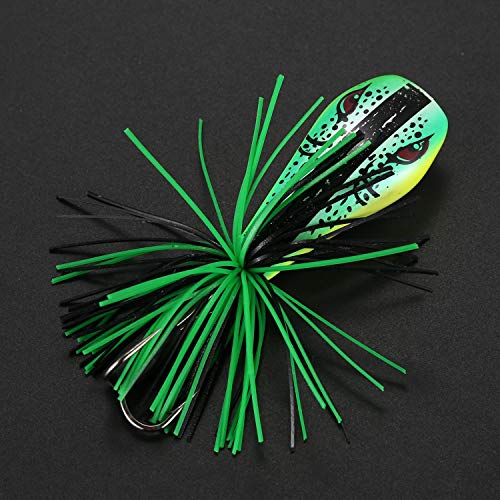 REFURBISHHOUSE 1 Stück Zikade Frosch Angelk?der Snakehead K?der 9 cm 9,2 G Top-Wasser Harter Schill K?der Frosch K?der… – Bild 4