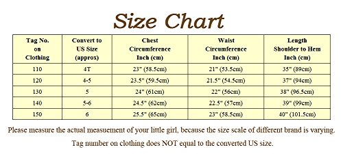 Dressy Daisy Girls' Princess Mermaid Costumes Fancy Dress Up Halloween Costume Size 4T