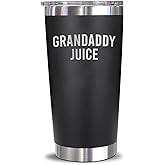 LissiArt97 Grandaddy Juice Tumblers Laser Engraved - 20Oz Travel Tumbler For Father's Day Birthday Christmas - Travel Tumbler Gifts For Grandaddy - New Grandaddy - Grandaddy To Be - Grandaddy Gift