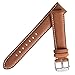 Ritche Leather Strap Replacement Watch Bands Straps 18mm-Brown