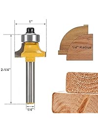 Bestgle Roundover - Juego de brocas para fresado de carpintería