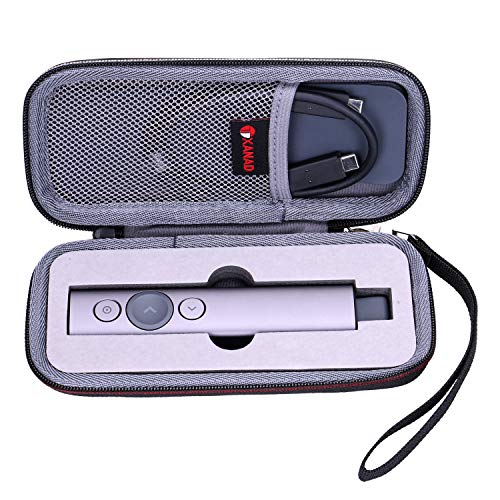 XANAD Hard Case for Logitech Spotlight Presentation Remote - Storage Protective Travel Carrying Bag