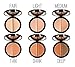 EVE PEARL Dual Salmon Concealer Full Coverage Under Eye Concealer Smooth Skin Treatment Brighten Makeup Hydrate Skincare (Light)