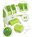 Alytimes Desktop Dual Bladeless Portable Adjustable Angles Scented Air Conditioning Air Cooler USB Electric Mini Fan (Air Fan-Green)