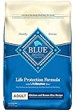BLUE Life Protection Formula Adult Chicken and Brown Rice  Dry Dog Food 30-lb
