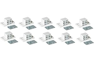 MPJ Extra Strong High Magnetic Catch - White/Nickel (10)