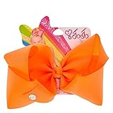 Claire's Girl's JoJo Siwa Large Neon Orange Hair Bow