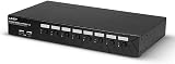 LINDY 8 Port DisplayPort 1.2 USB 2.0 KVM Switch 4K 60Hz Rackmount Audio view 5