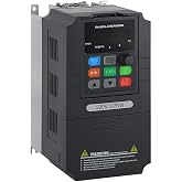 ATO 5hp VFD, 220V Single to Three Phase VFD Variable Frequency Drive, 5hp 3.7 kW VFD 220V-240V Single Phase Input 0-220V 3 Phase Output VFD for AC Motor Speed Control(1-Phase Input, 3-Phase Output)