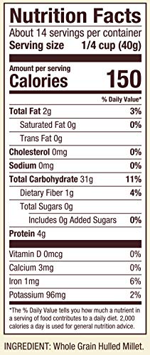 BOB’S RED MILL MILLET FLOUR, 20-OUNCE (PACK OF 1)