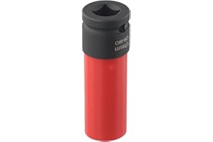 CTA Tools 4218 for Mercedes for Benz Wheel Lug Nut Socket 17mm 6-Point Flower Design Socket with Protective Sleeve 1/2 Inch S