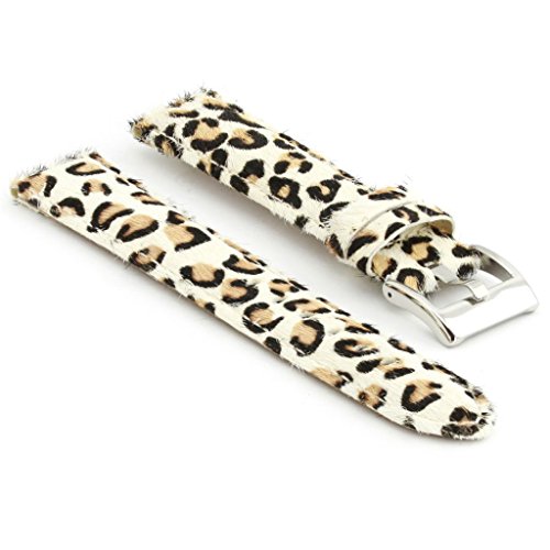StrapsCo Leopard Faux Fur Watch Strap