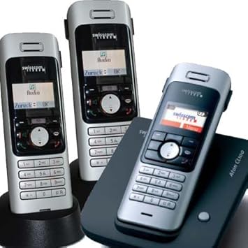 Swisscom Aton Cl100 Schnurloses Analoges Telefon Mit 3 Mobilteilen Trio Amazon De Elektronik Foto