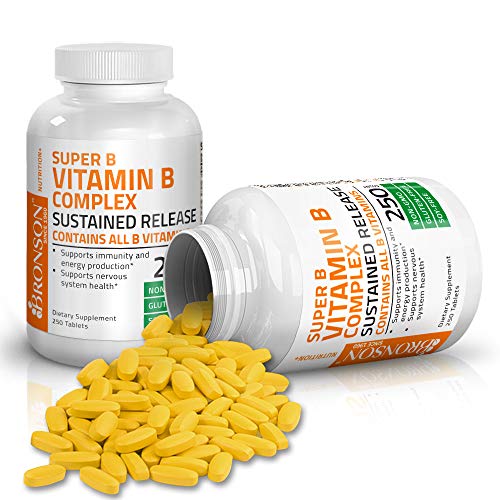 Bronson Super B Vitamin B Complex Sustained Slow Release (Vitamin B1