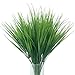 JUYO VONSAN® Faux Grass Plant Artificial Plants 8pcs Artificial Plastic Wheat Grass for Indoor Outside Home Garden Office Decoration (8)